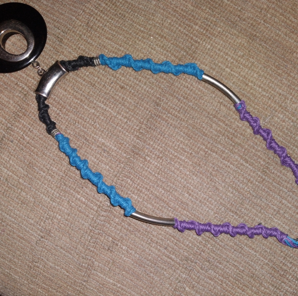 Hand made hemp necklace